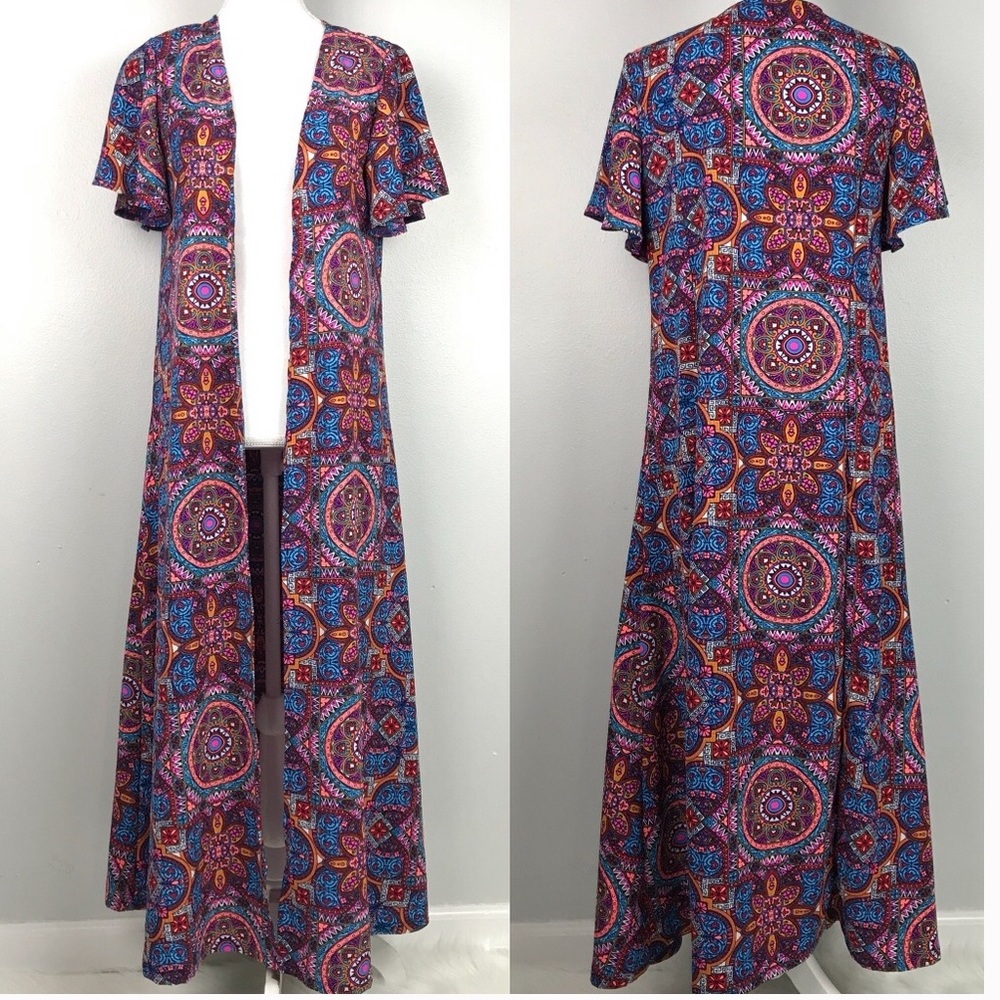 Judith March Multi Color Medallion Duster!